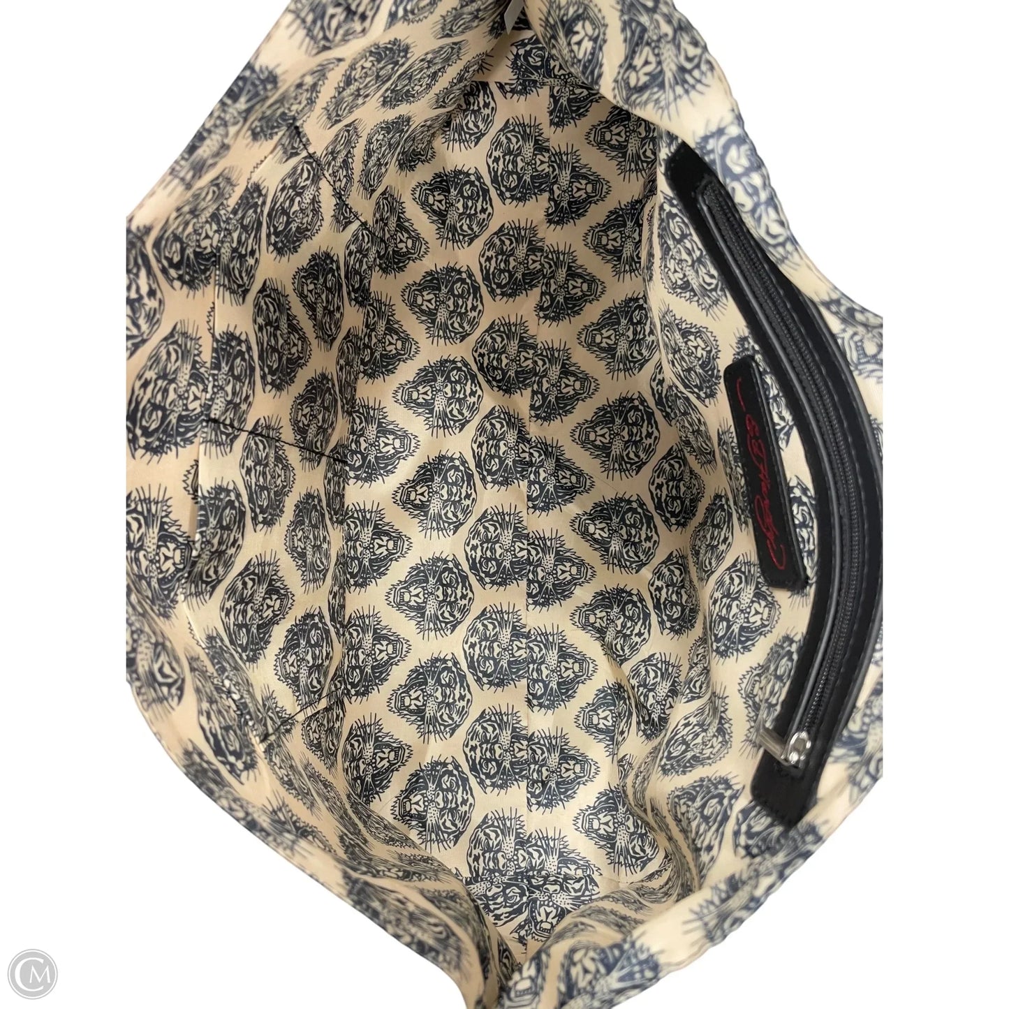 Handbag By Ed Hardy, Size: Large