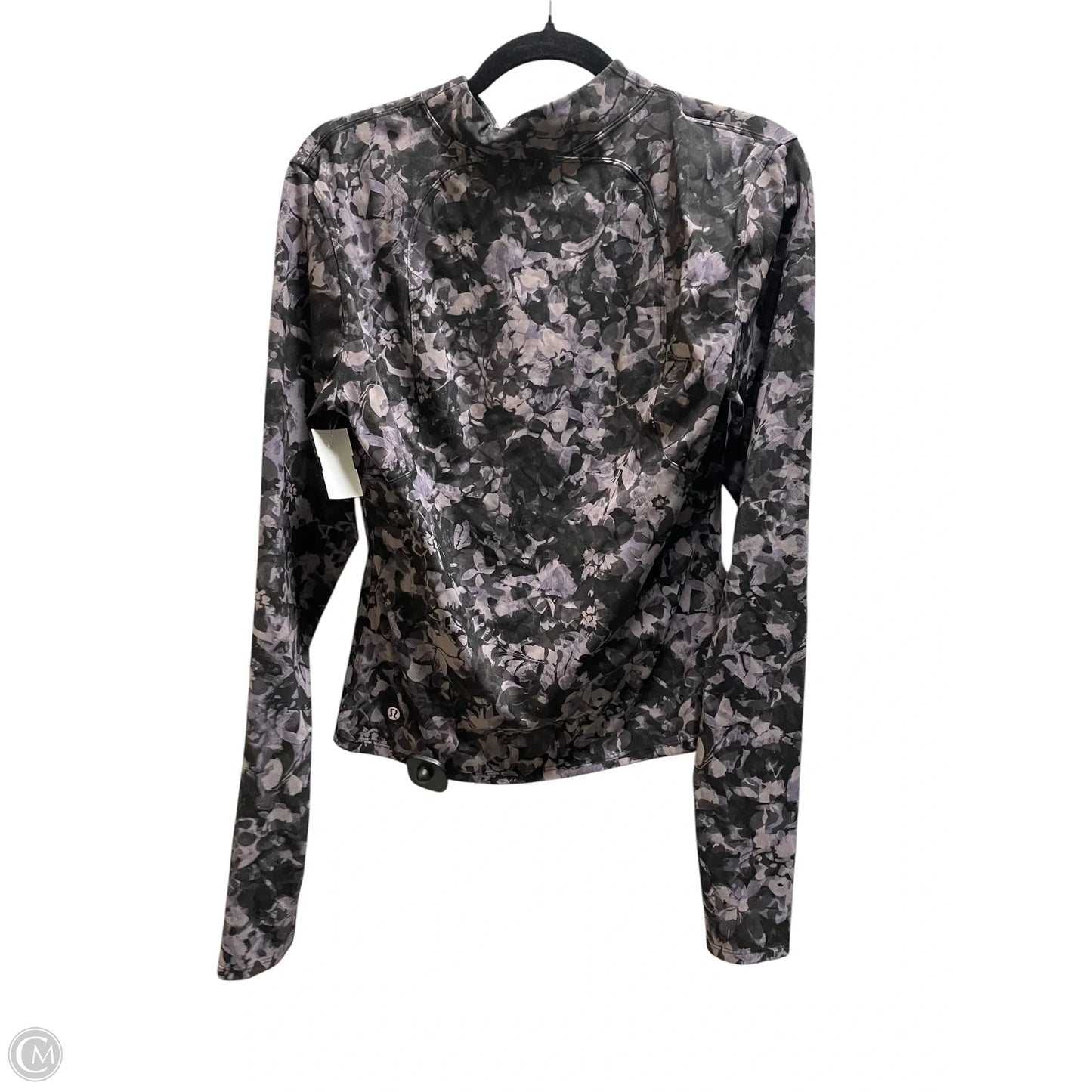 Athletic Top Long Sleeve Collar By Lululemon In Purple, Size: M
