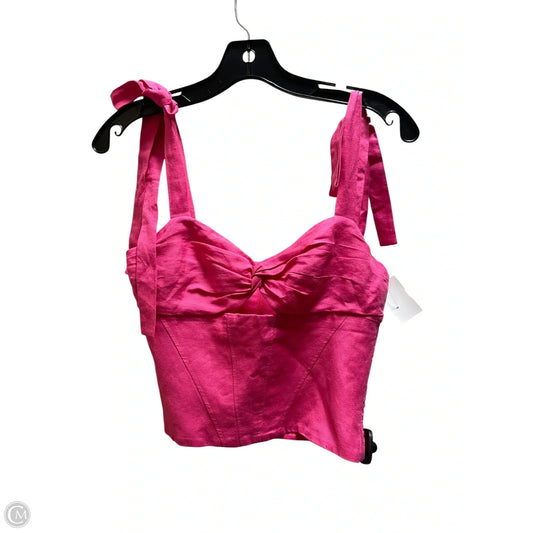 Top Sleeveless By Amanda Uprichard In Pink, Size: S