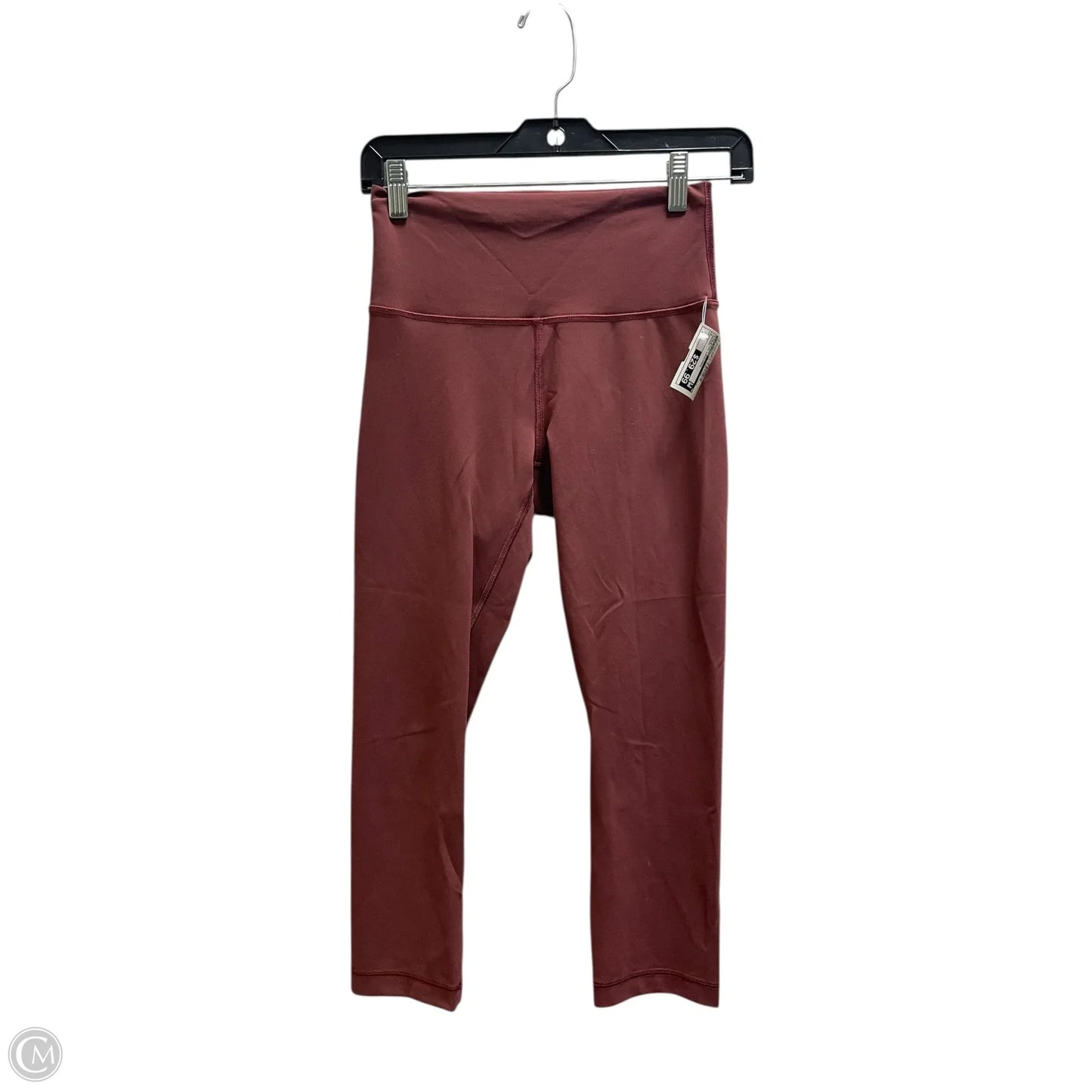 Athletic Leggings By Lululemon In Maroon, Size: 6