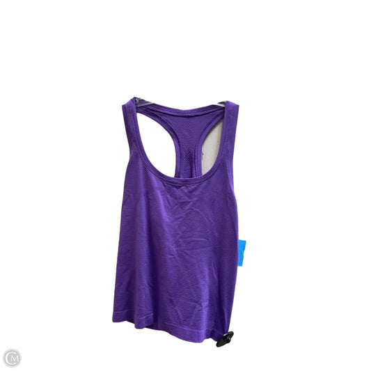 Athletic Tank Top By Lululemon In Purple, Size: 8