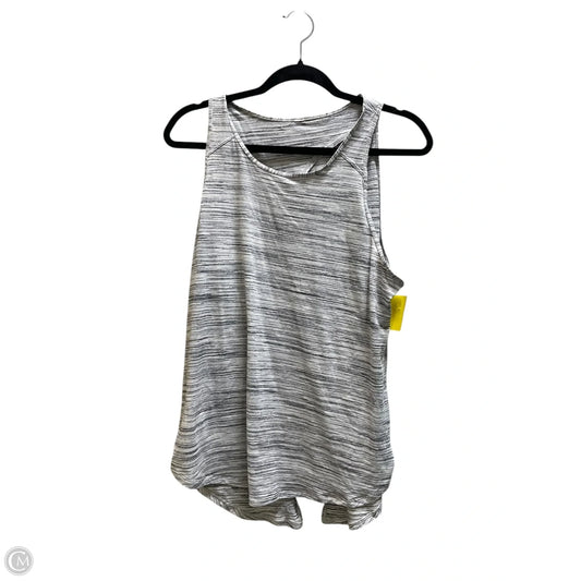 Athletic Tank Top By Lululemon In Grey, Size: 8