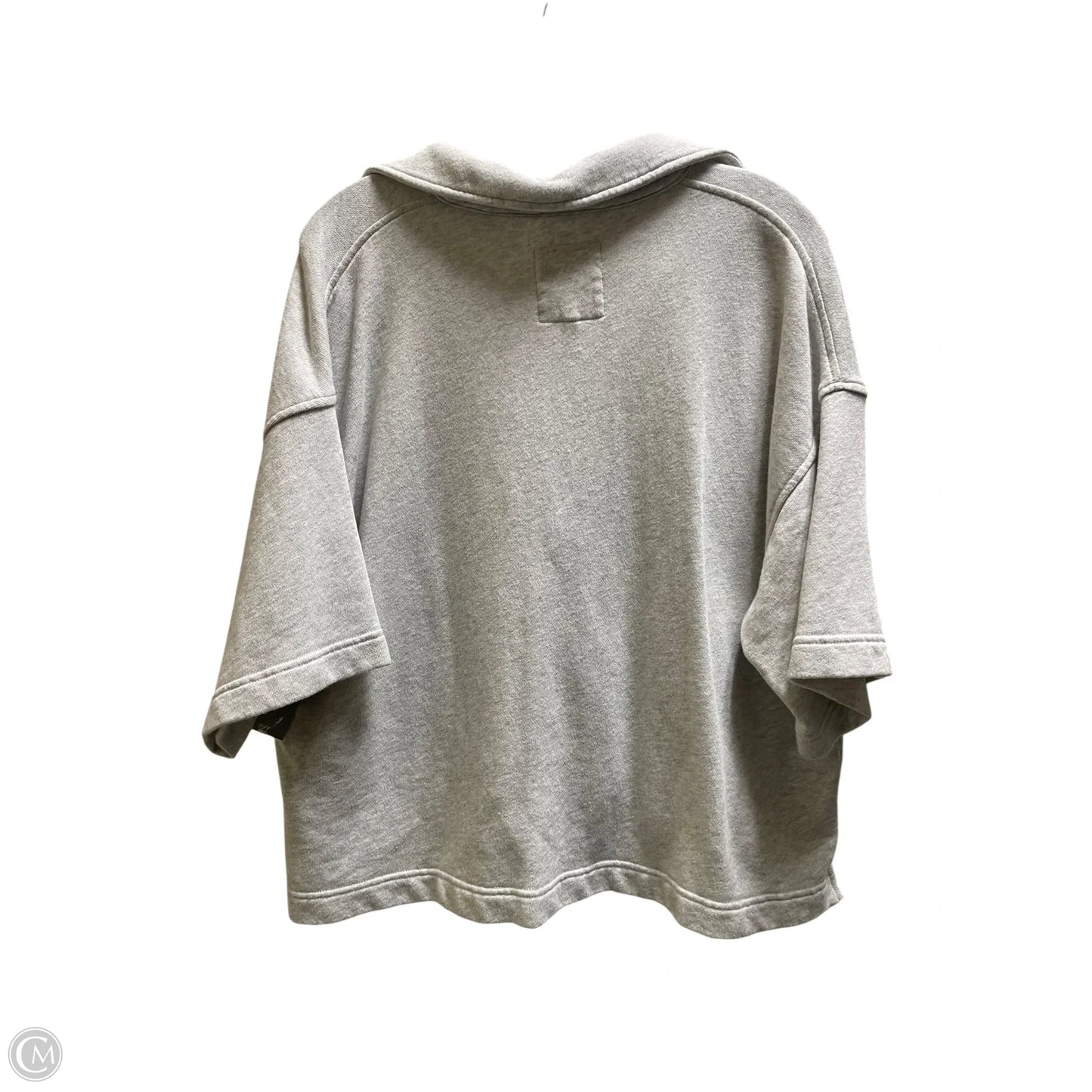 Top Short Sleeve By Aerie In Grey, Size: M