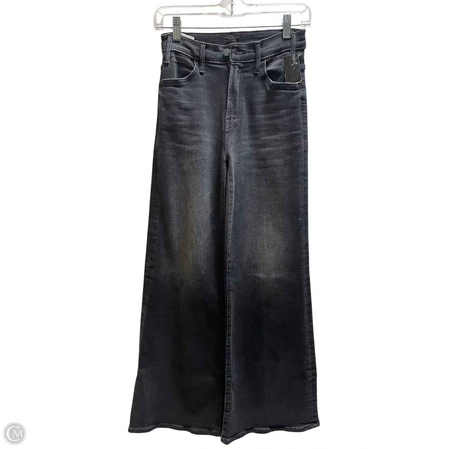 Jeans Boot Cut By Mother In Black Denim, Size: 0