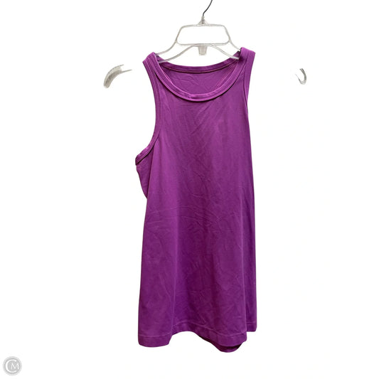 Athletic Tank Top By Lululemon In Purple, Size: M