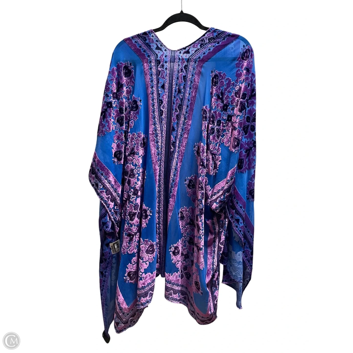 Shawl By Free People In Blue, Size: Osfm
