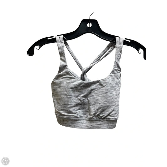 Athletic Bra By Lululemon In Grey, Size: 4