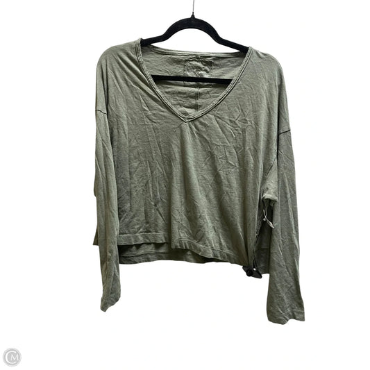 Top Long Sleeve By Aerie In Green, Size: Xs