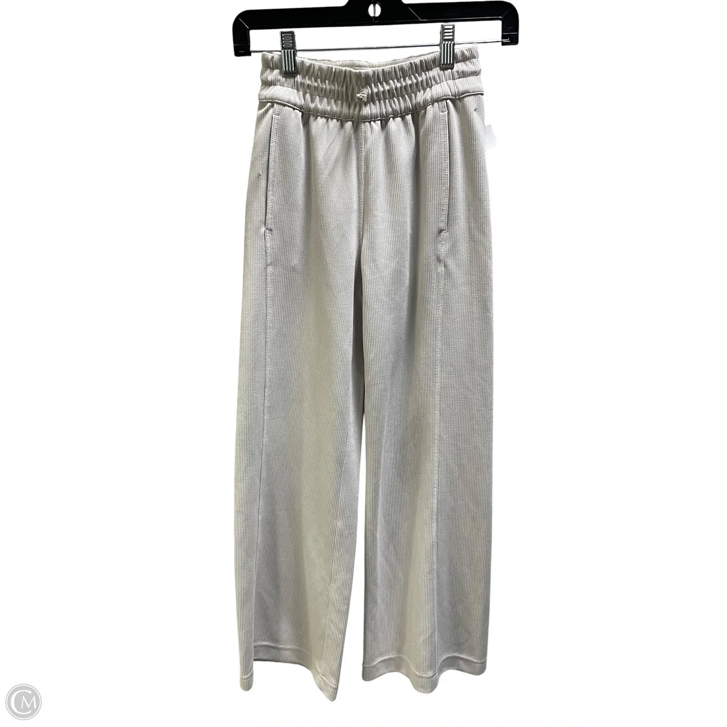 Athletic Pants By Lululemon In Cream, Size: 0