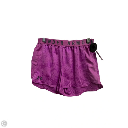 Athletic Shorts By Under Armour In Purple, Size: S