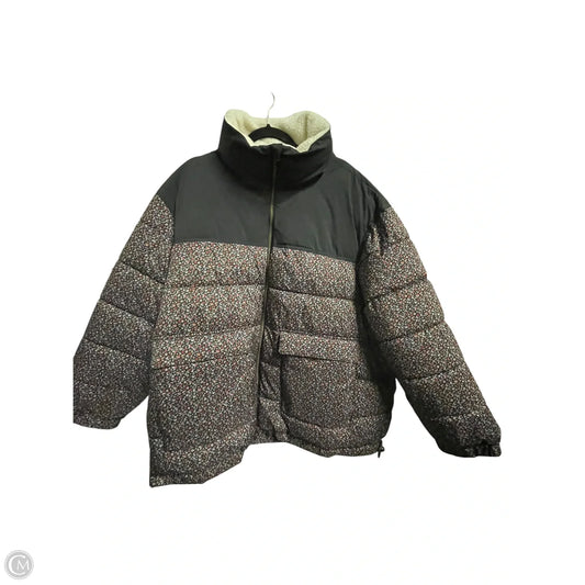 Jacket Puffer & Quilted By Universal Thread In Multi-colored, Size: 2x