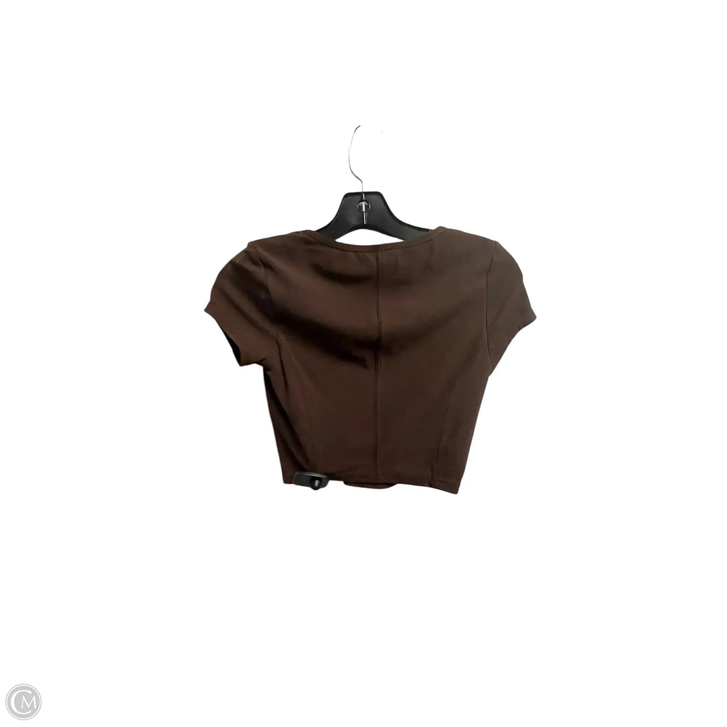 Athletic Top Short Sleeve By Offline By Aerie In Brown, Size: Xs