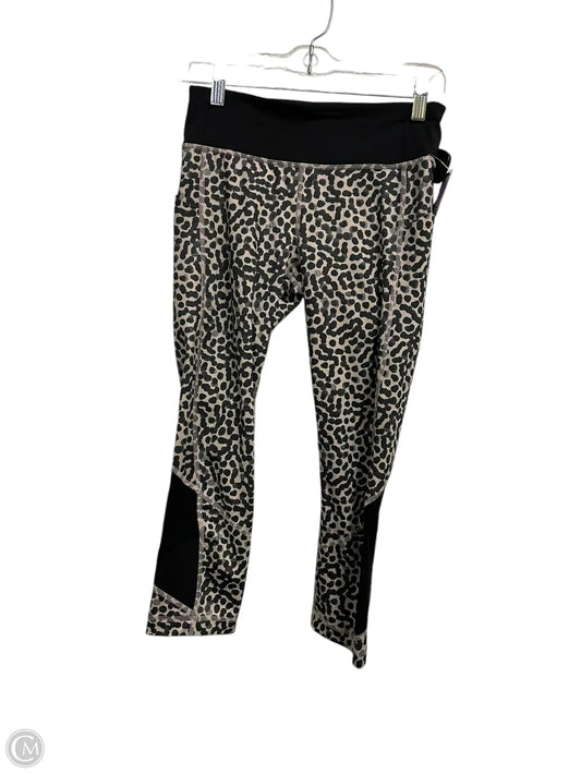 Athletic Leggings Capris By Lululemon In Animal Print, Size: 4