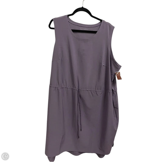 Athletic Dress By Livi Active In Purple, Size: 3x