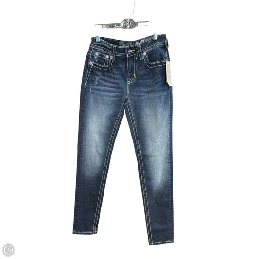 Jeans Skinny By Miss Me In Blue Denim, Size: 6
