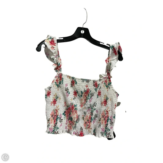 Top Sleeveless By Clothes Mentor In White, Size: Xl