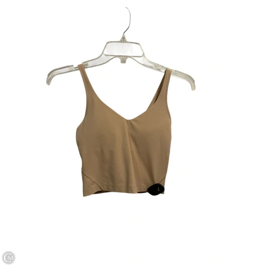 Athletic Bra By Lululemon In Tan, Size: 2