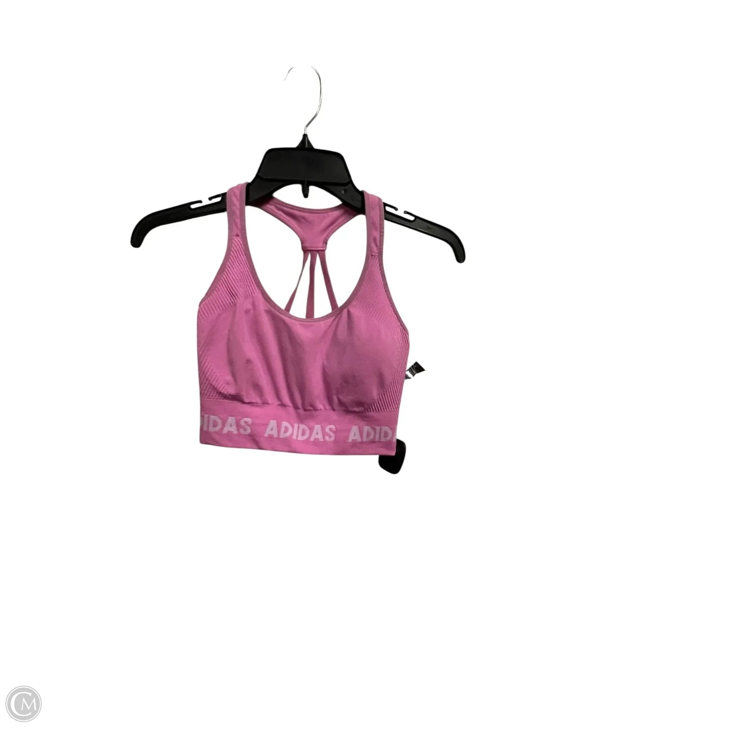 Athletic Bra By Adidas In Pink, Size: S