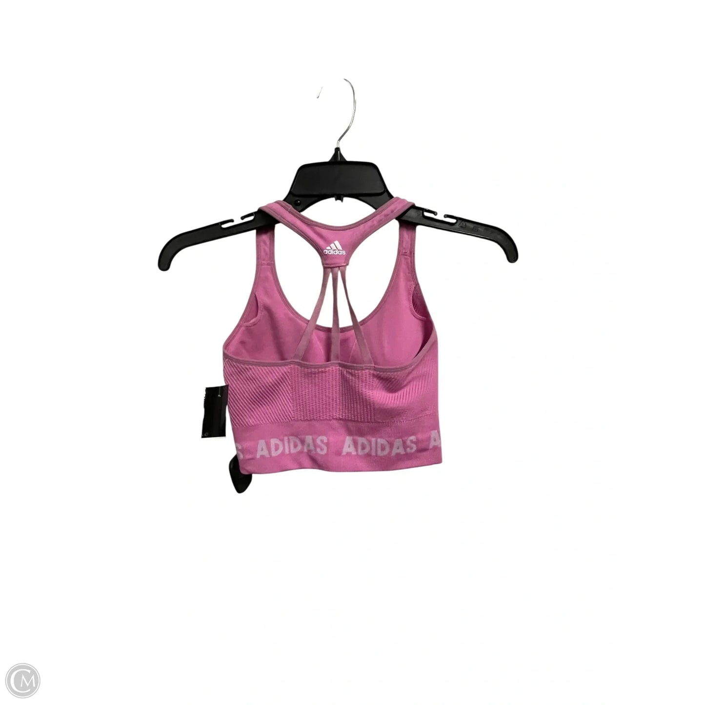 Athletic Bra By Adidas In Pink, Size: S