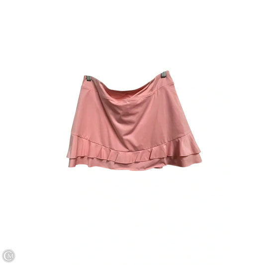 Athletic Skirt By Fila In Pink, Size: L