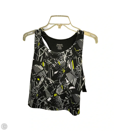 Athletic Bra By Reebok In Black, Size: Xxl