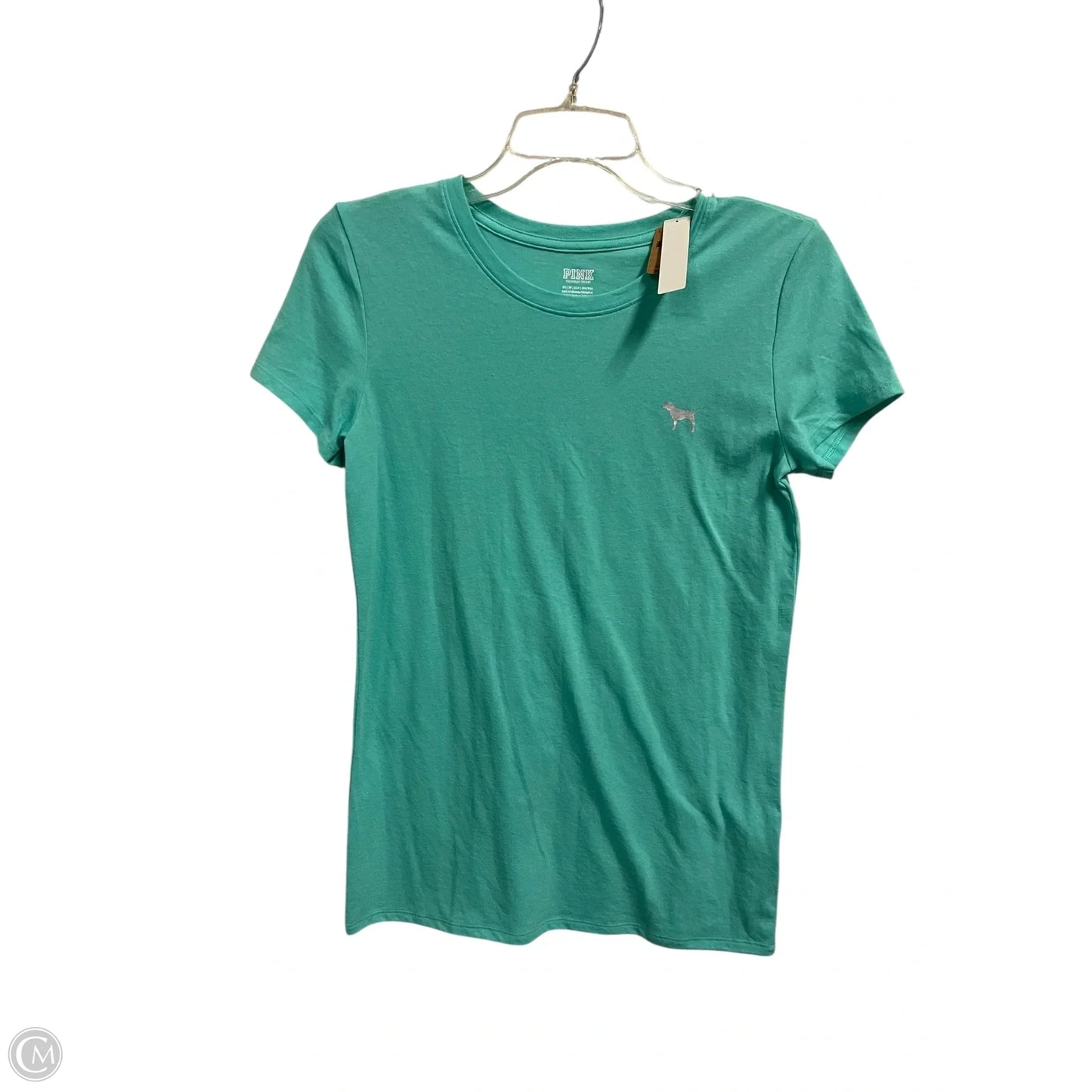 Top Short Sleeve Basic By Pink In Green, Size: Xs