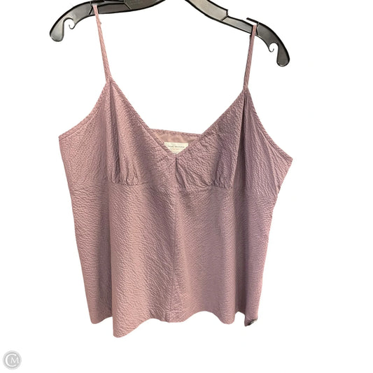 Top Sleeveless By Isaac Mizrahi In Purple, Size: Xxl