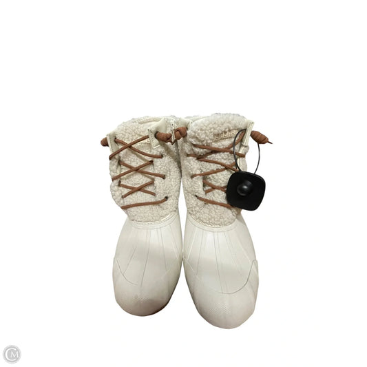 Boots Ankle Flats By Sperry In White, Size: 9