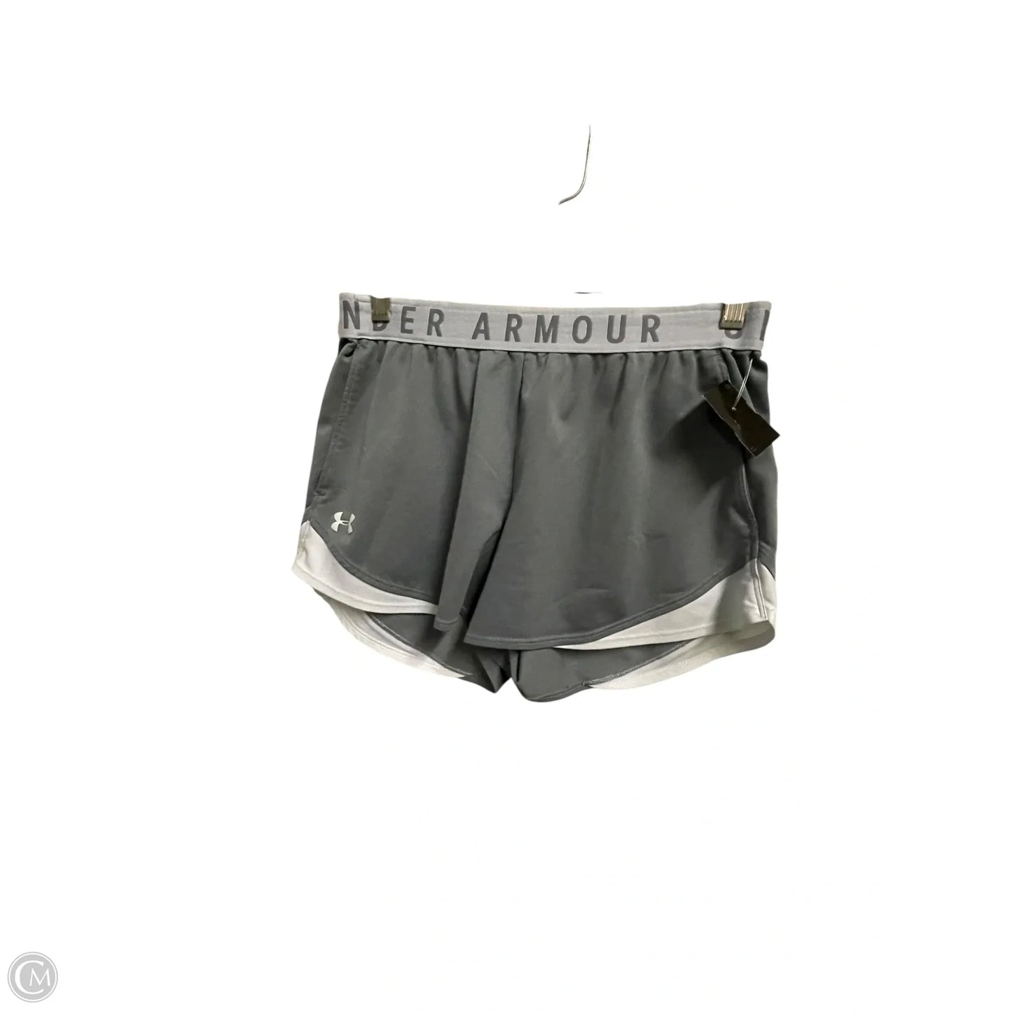 Athletic Shorts By Under Armour In Grey, Size: M