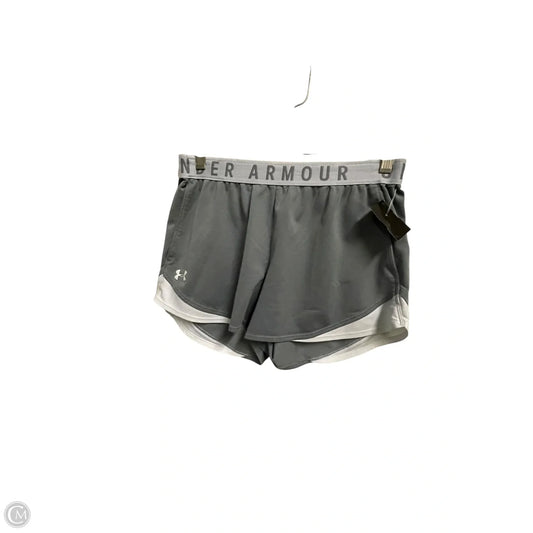 Athletic Shorts By Under Armour In Grey, Size: M