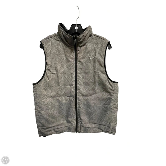 Vest Puffer & Quilted By Nike In Black, Size: L