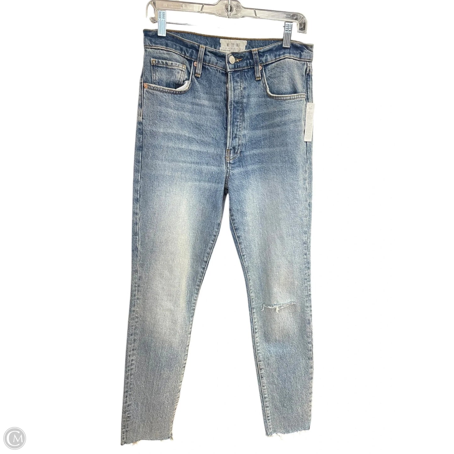 Jeans Straight By We The Free In Blue Denim, Size: 10