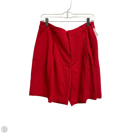 Shorts By Anthropologie In Red, Size: 12