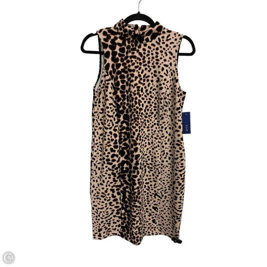 Dress Casual Midi By Apt 9 In Animal Print, Size: S