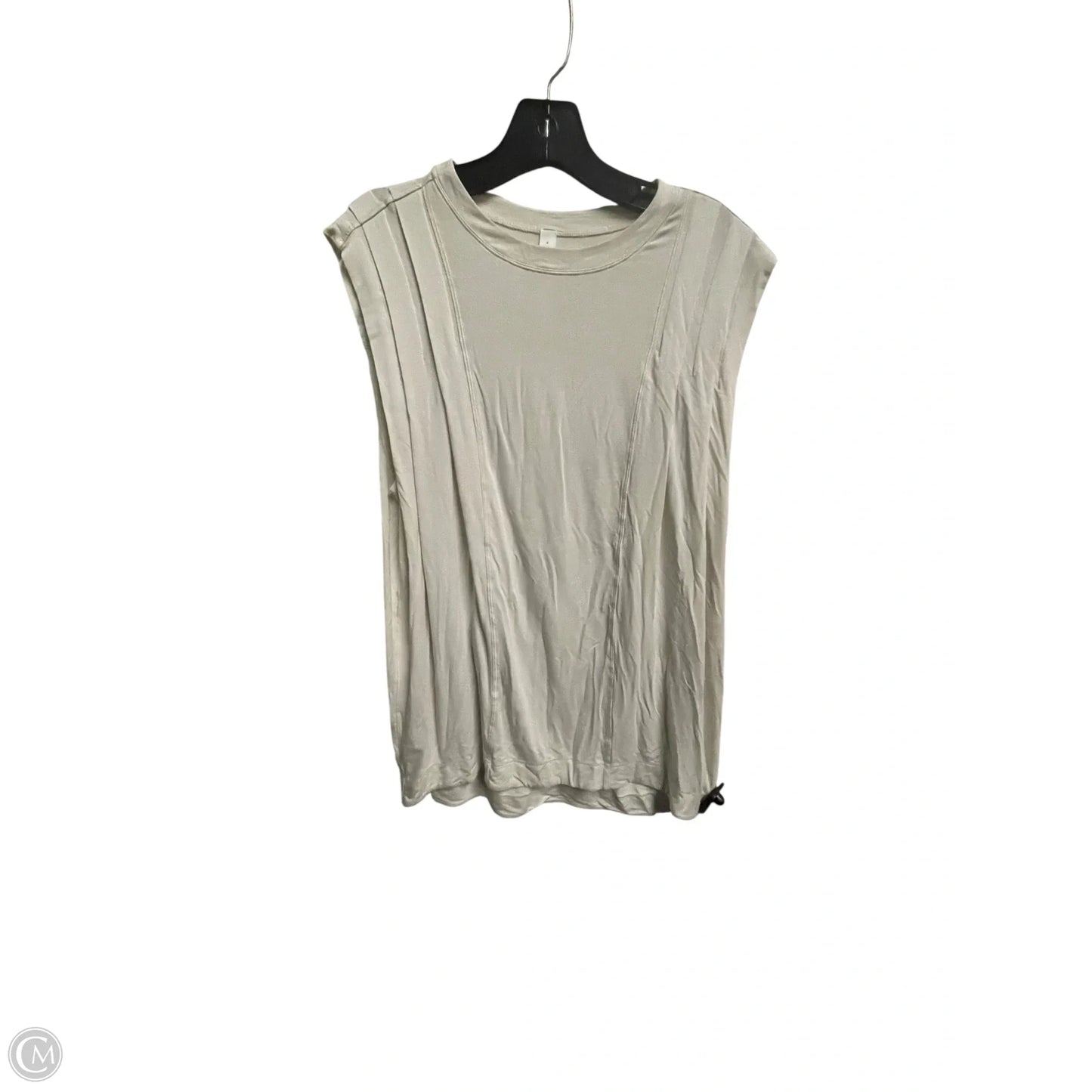 Athletic Tank Top By Lululemon In White, Size: 4