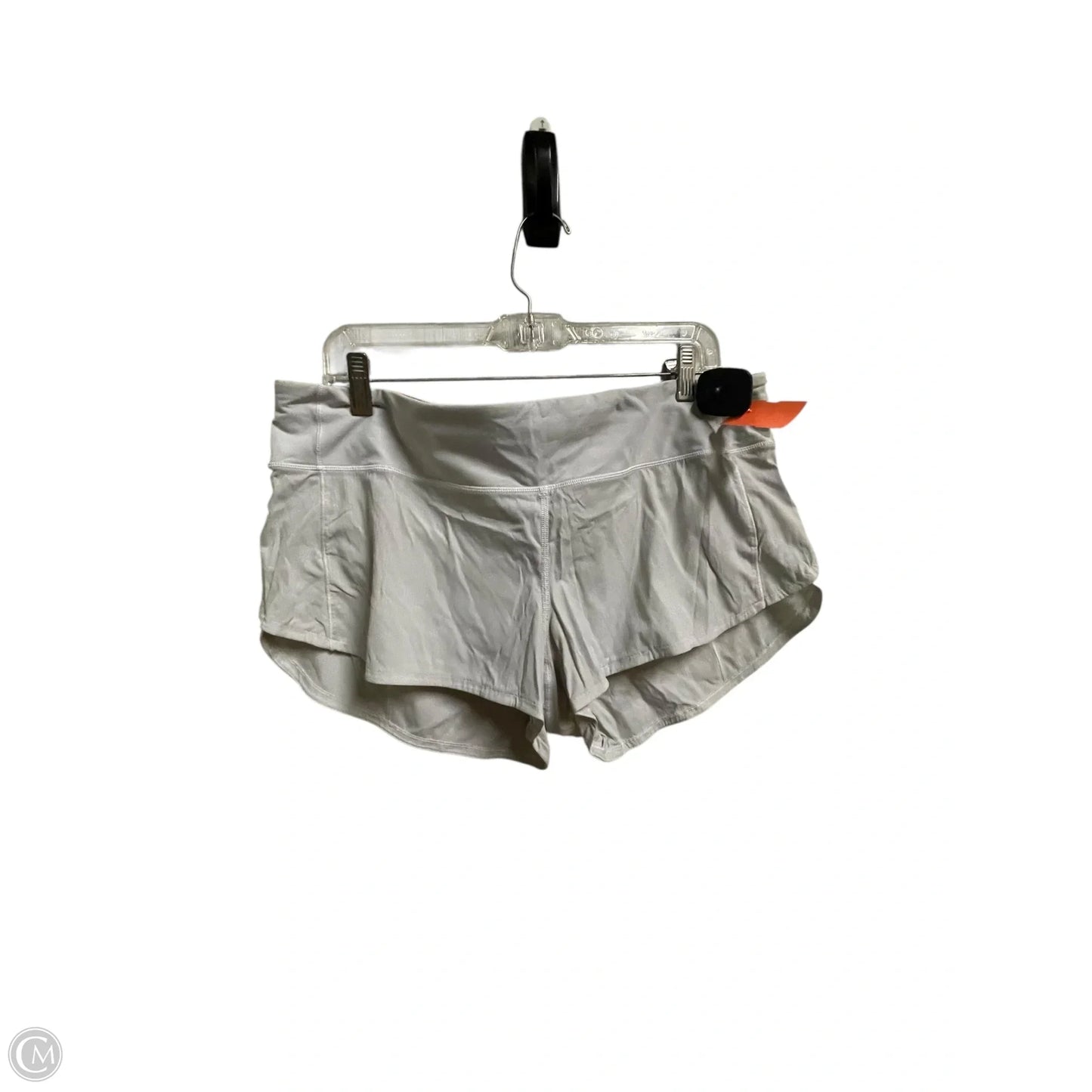 Athletic Shorts By Lululemon In White, Size: 12