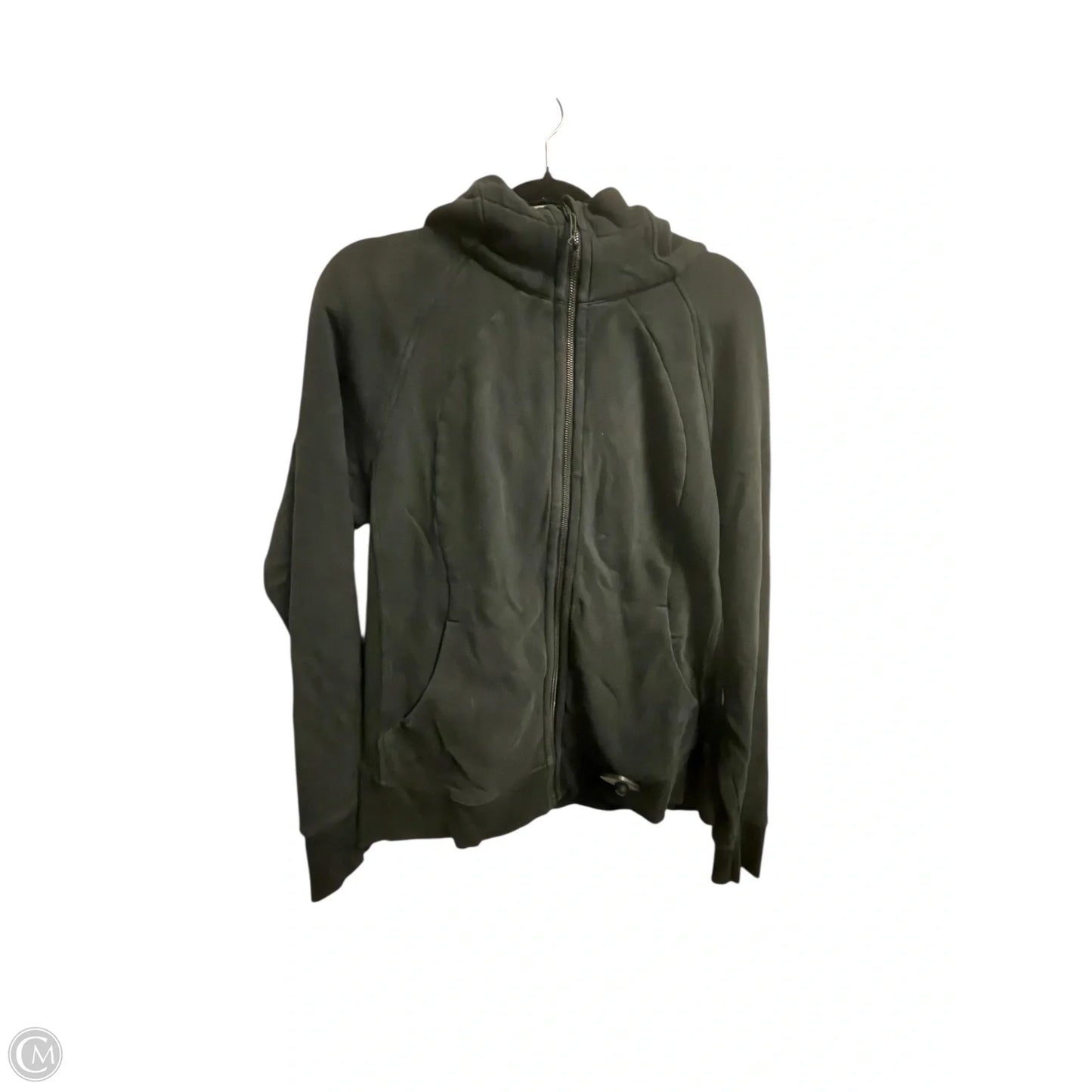 Athletic Jacket By Lululemon In Black, Size: 14