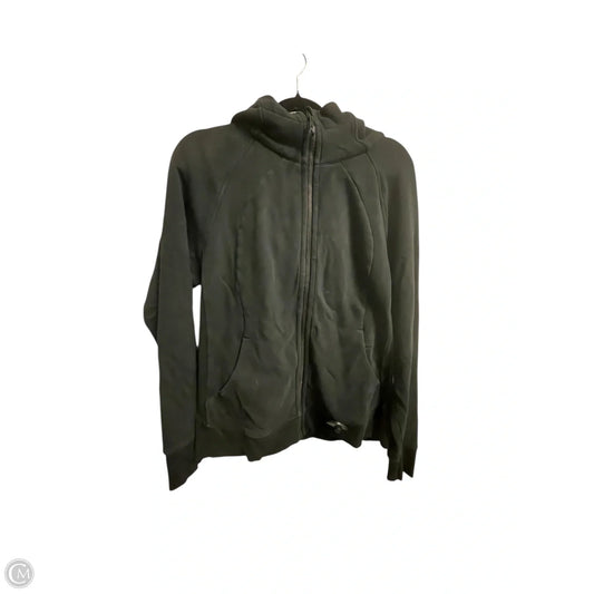 Athletic Jacket By Lululemon In Black, Size: 14