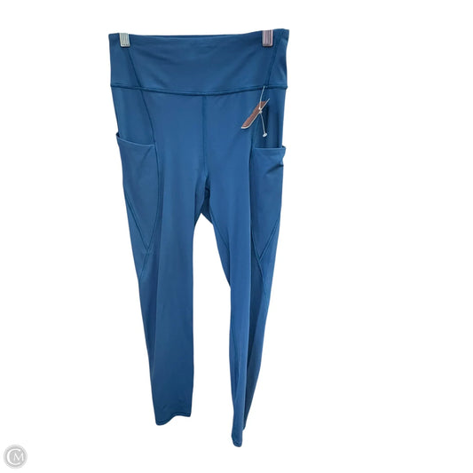 Athletic Leggings By Lululemon In Blue, Size: 6