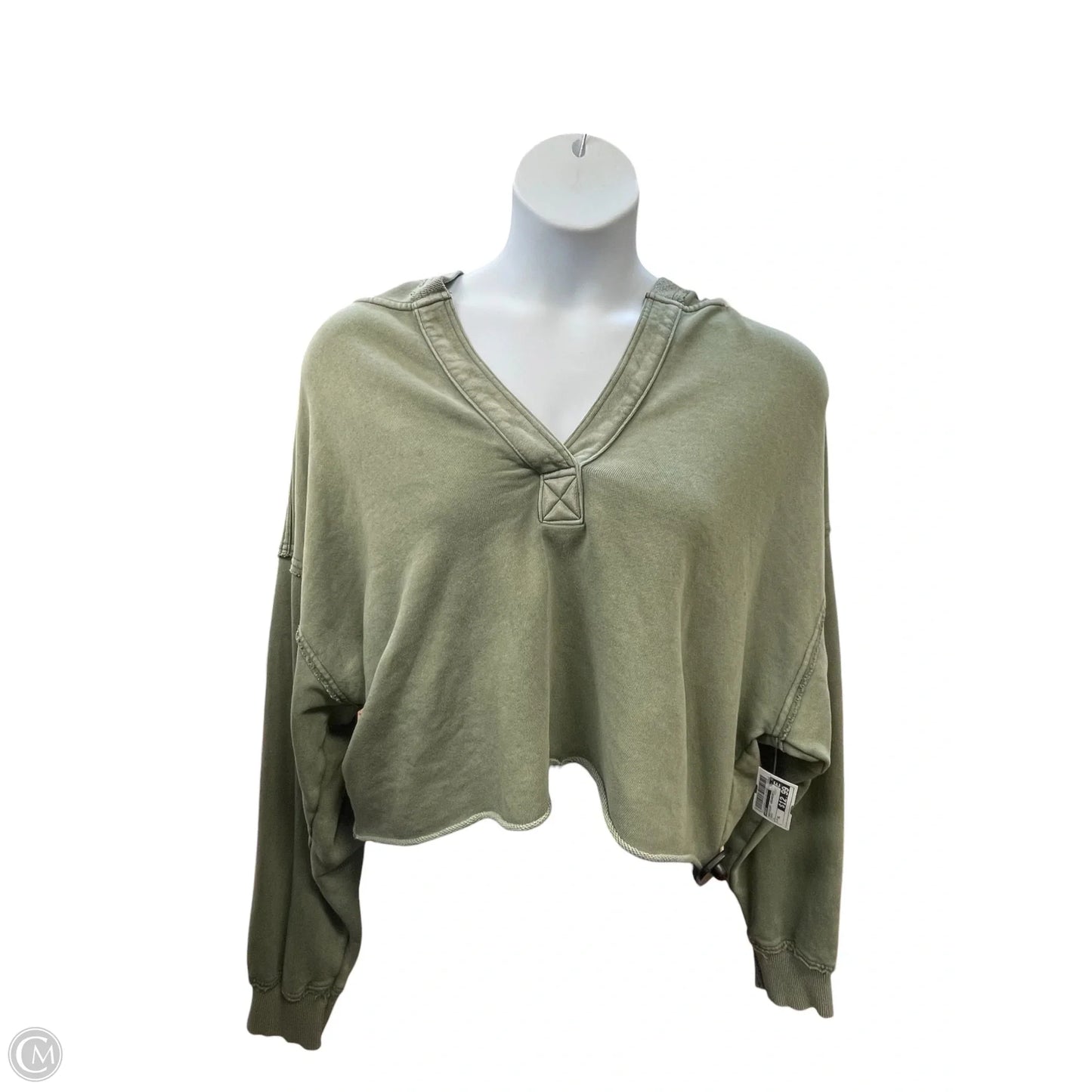 Sweatshirt Crewneck By Aerie In Green, Size: Xl