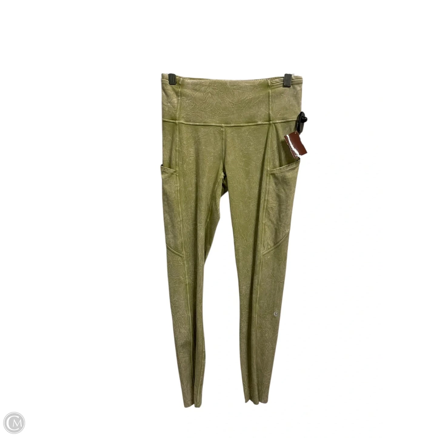 Athletic Leggings By Lululemon In Green, Size: 6