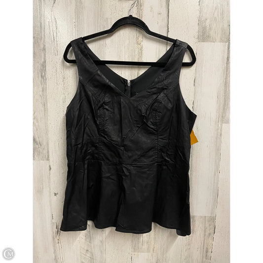 Top Sleeveless By Torrid In Black, Size: L