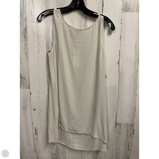 Top Sleeveless Basic By Eileen Fisher In Cream, Size: Xs