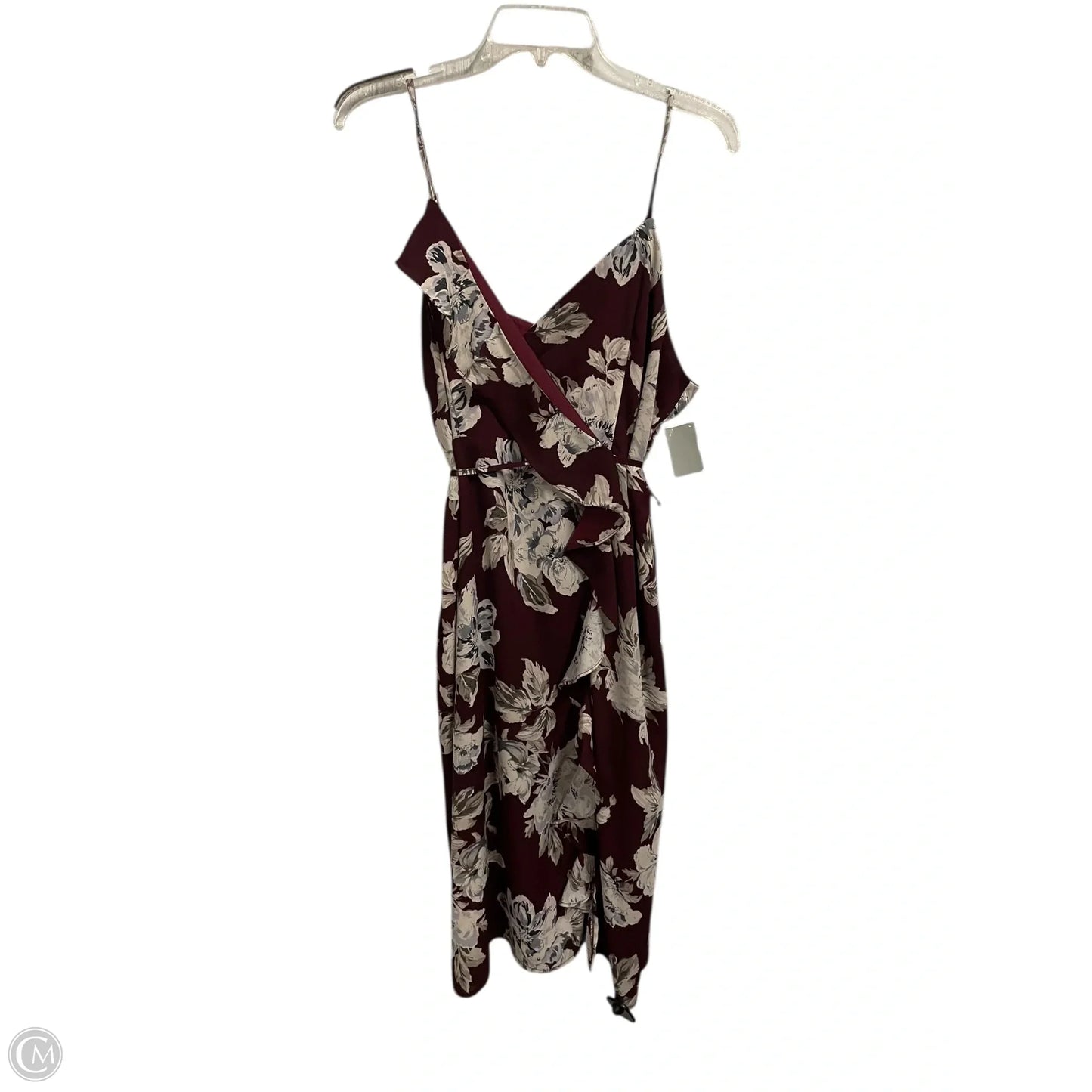 Dress Casual Midi By Lulu In Maroon, Size: Xl