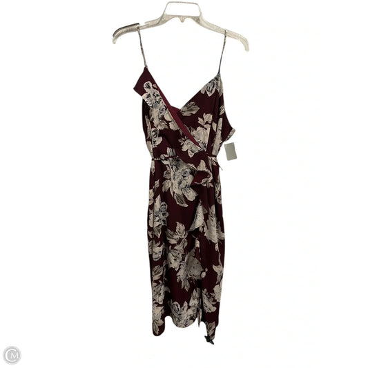 Dress Casual Midi By Lulu In Maroon, Size: Xl