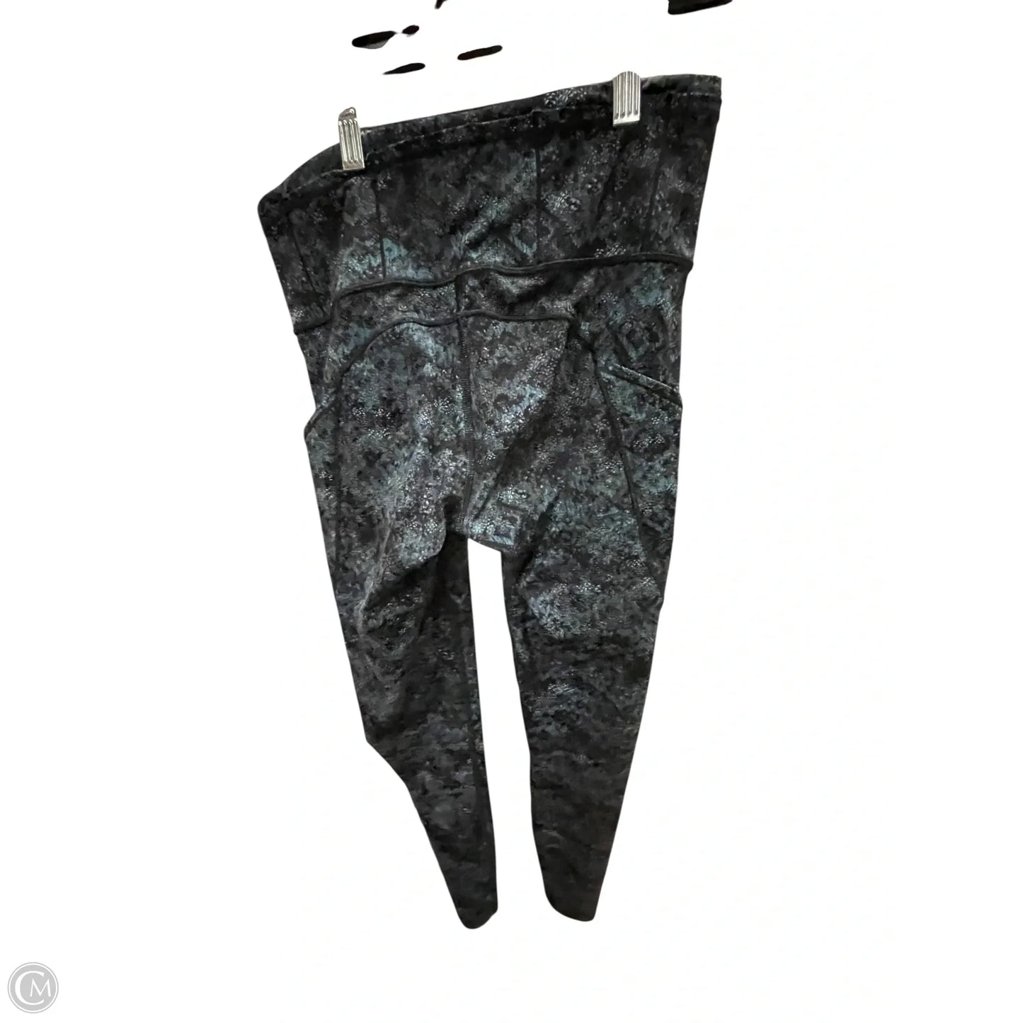 Athletic Leggings By Lululemon In Blue, Size: 8