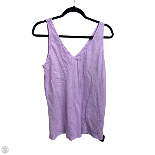 Top Sleeveless Designer By Lilly Pulitzer In Purple, Size: M