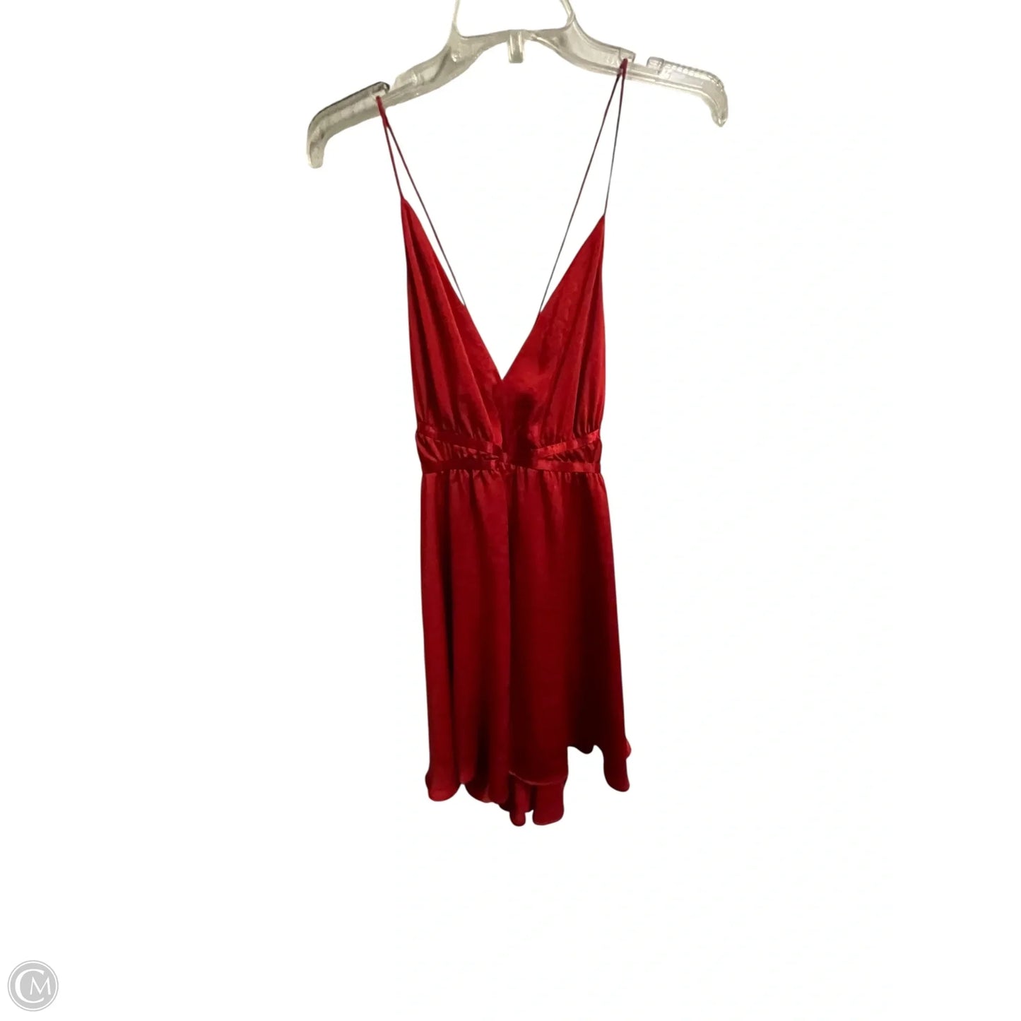 Dress Casual Short By Express In Red, Size: M