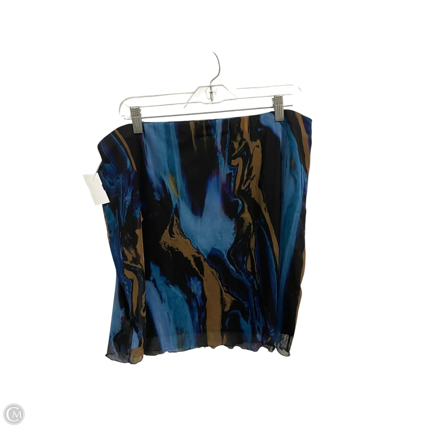 Skirt Mini & Short By Pretty Little Thing In Blue, Size: 16