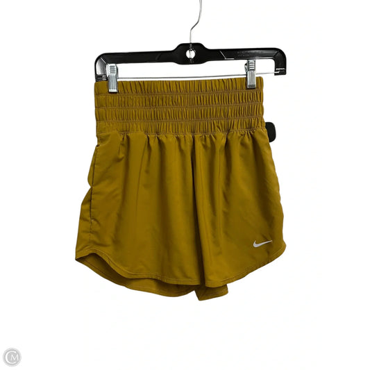 Athletic Shorts By Nike Apparel In Yellow, Size: S